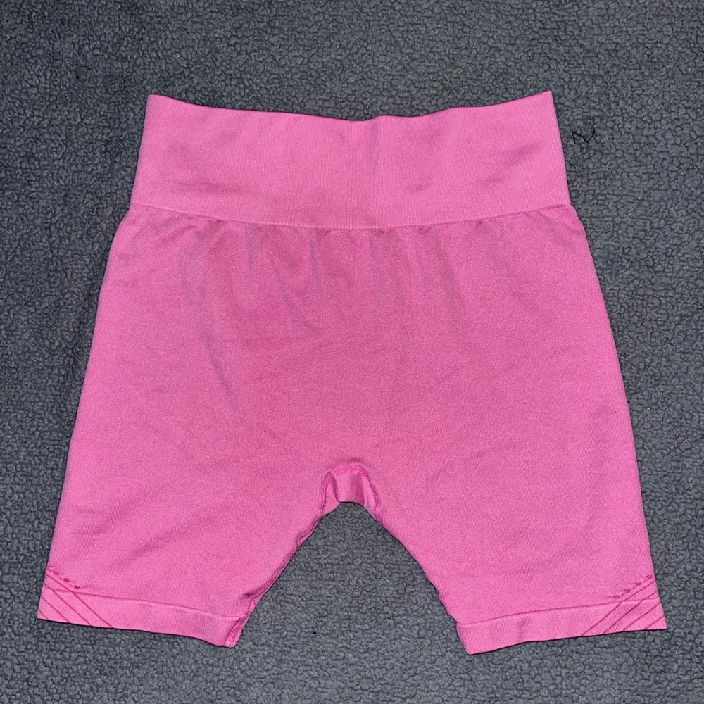 Bright Pink Bike Shorts
